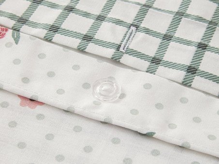 English Home Bloomy Dots Pamuklu Tek Kişilik Nevresim Seti Pembe