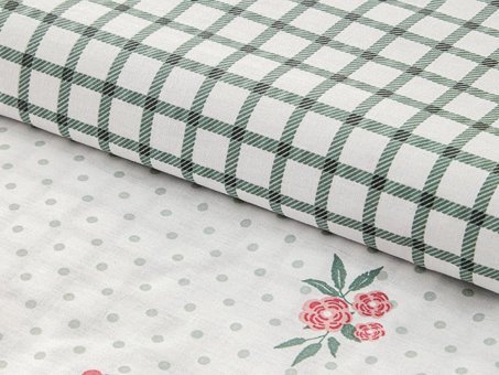 English Home Bloomy Dots Pamuklu Tek Kişilik Nevresim Seti Pembe
