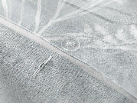 English Home Flower Heaven Baskılı Soft Cotton Tek Kişilik Nevresim Takımı Gri