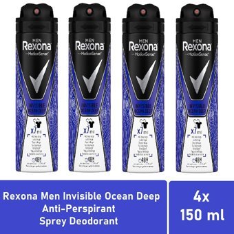 Rexona Ocean Deep Sprey Erkek Deodorant 4x150 ml