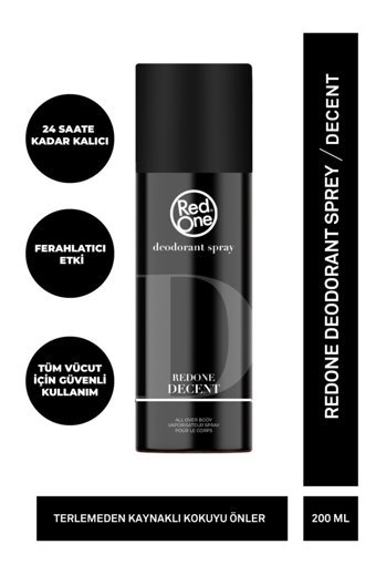 Red One Decent Sprey Erkek Deodorant 200 ml