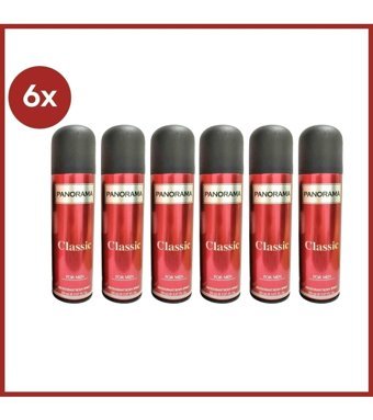 Panaroma Classic Sprey Erkek Deodorant 6x150 ml