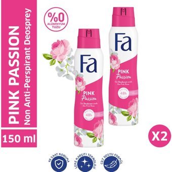 Fa Pink Passion Sprey Kadın Deodorant 2x50 ml