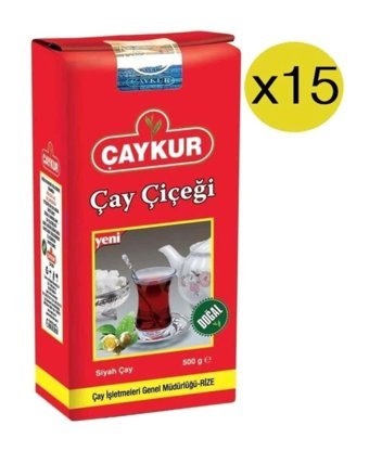 Çaykur Çay Çiçeği Dökme Çay 15x500 gr