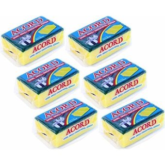 Acord Çok Amaçlı Bulaşık Süngeri 6'lı