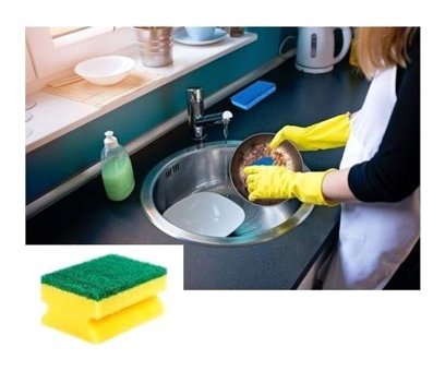 Homecare Oluklu Bulaşık Süngeri 60'lı