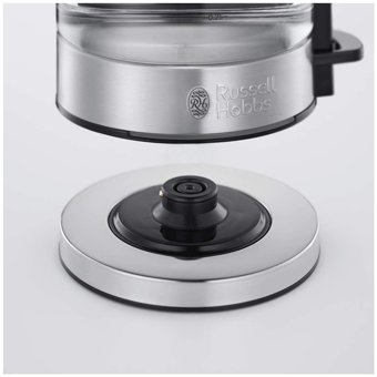 Russell Hobbs Cam 800 ml 2400 W Işıklı Klasik Şeffaf Kettle