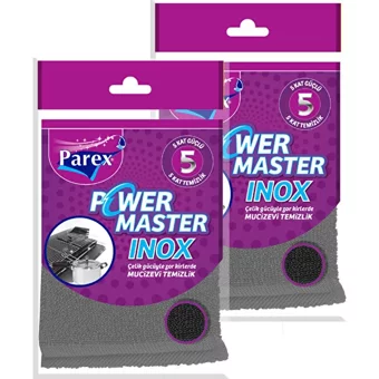Parex Power Master Inox Bulaşık Süngeri 2'li