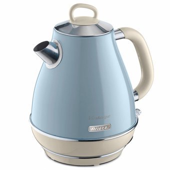 Ariete Vintage 2868 Çelik 1 lt 1630 W Işıklı Vintage Mavi Kettle