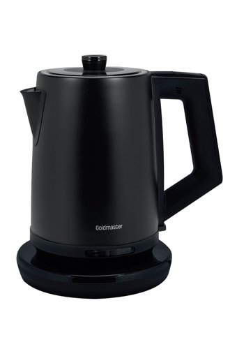 Goldmaster Belizz Çelik 2 lt 2200 W Işıklı Modern Siyah Kettle