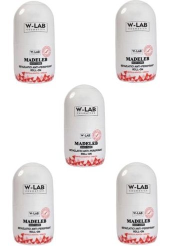 W-Lab Kozmetik Madeleb Roll-On Kadın Deodorant 5x50 ml