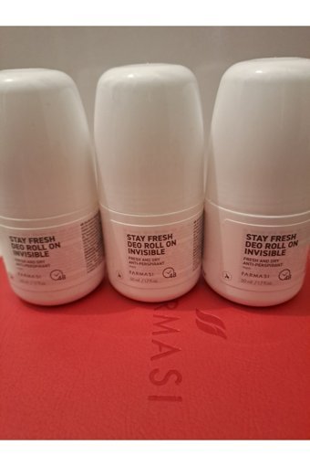 Farmasi Stay Fresh Roll-On Erkek Deodorant 3x50 ml