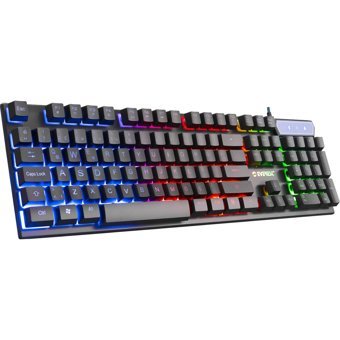 Everest Kmk-91 ECO Işıklı Ergonomik Siyah Kablolu Klavye Mouse Seti