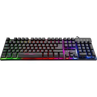Rampage Cypher KM-RX9 Işıklı Ergonomik Siyah Kablolu Klavye Mouse Seti