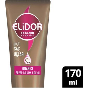 Elidor Güçlü Saç Uçları Hindistan Cevizi Yağlı Onarıcı Saç Kremi 170 ml