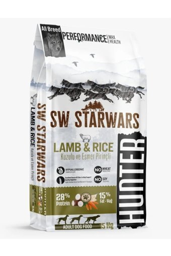 Sw Starwars Hunter Kuzu Etli Yetişkin Kuru Köpek Maması 15 kg