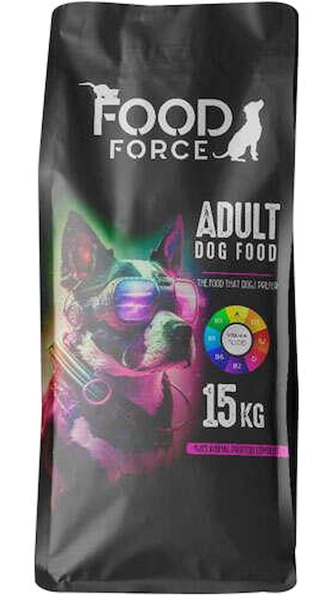 Food Force Kuzu Etli Pirinçli Tüm Irklar Yetişkin Kuru Köpek Maması 15 kg