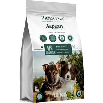 Promama Aegean Puppy Balıklı Tüm Irklar Yavru Kuru Köpek Maması 12 kg