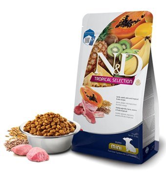 N&D Tropical Selection Kuzu Etli Tropikal Meyveli Küçük Irk Yavru Kuru Köpek Maması 5 kg