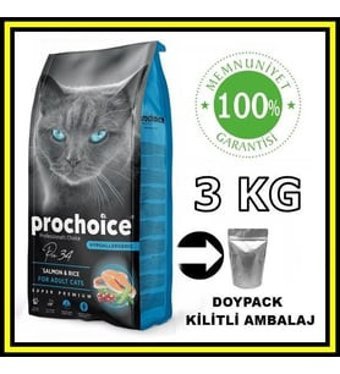 Prochoice Pro34 Somonlu Yetişkin Kuru Kedi Maması 3 kg
