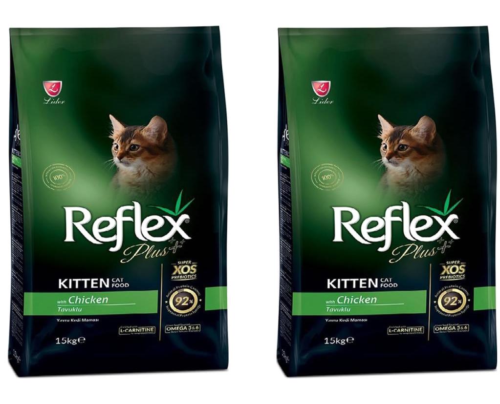 Reflex Kıtten Tavuklu Yavru Kuru Kedi Maması 2x1.5 kg