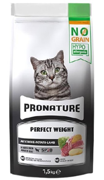 Pronature Sterilised Kuzu Etli Yetişkin Kuru Kedi Maması 1.5 kg