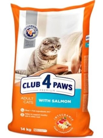 Club 4 Paws İntegramix Somonlu Yetişkin Kuru Kedi Maması 14 kg