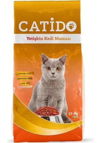 Catido Tavuklu Yetişkin Kuru Kedi Maması 15 kg