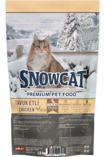 Snow Cat Premium Tavuklu Yetişkin Kuru Kedi Maması 1.5 kg