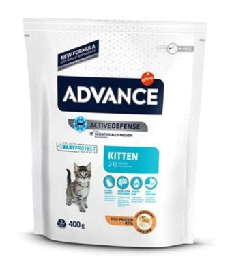 Advance Active Defense Tavuklu Yavru Kuru Kedi Maması 2x400 gr