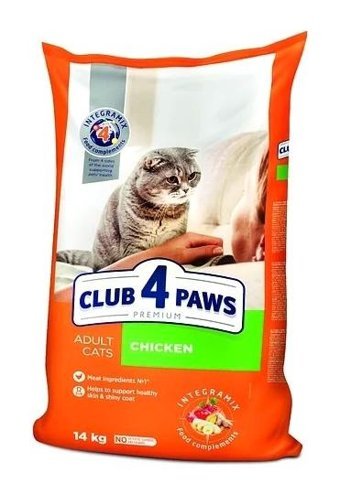 Club 4 Paws Premium Tavuklu Yetişkin Kuru Kedi Maması 14 kg