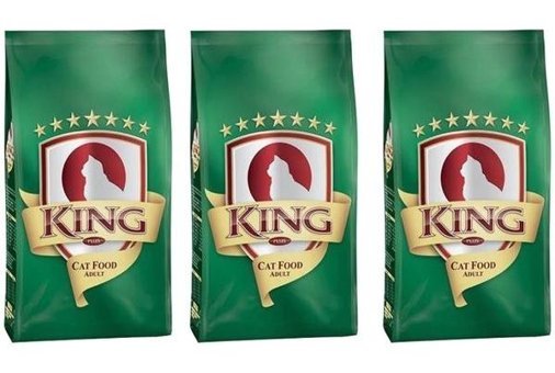 King Balıklı Yetişkin Kuru Kedi Maması 3x1.5 kg