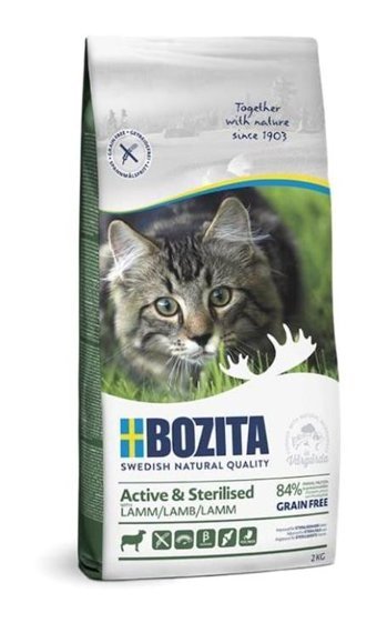 Bozita Active & Sterilised Kuzu Etli Yetişkin Kuru Kedi Maması 2 kg