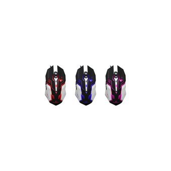 Rampage KM-R77 Işıklı Ergonomik Siyah Kablolu Klavye Mouse Seti