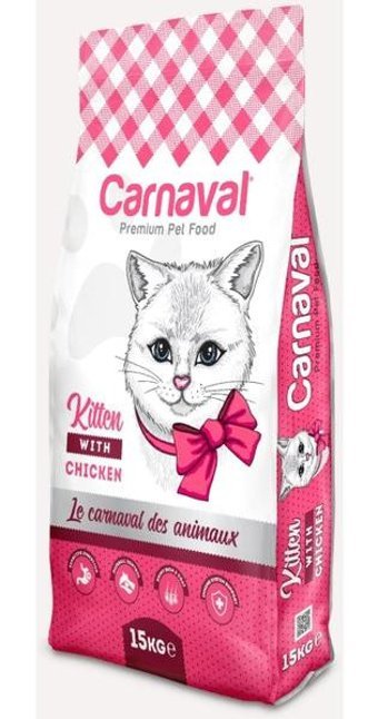 Carnaval Premium Tavuklu Yavru Kuru Kedi Maması 15 kg