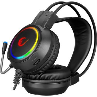 Rampage KM-404 Işıklı Ergonomik Siyah Kablolu Klavye Mouse Seti