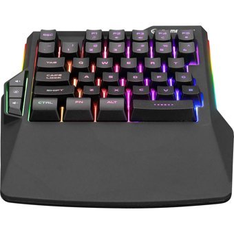 Rampage KM-R92 Işıklı Ergonomik Siyah Kablolu Klavye Mouse Seti