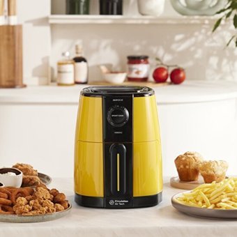 Karaca Smart Cook Airfryer 2.2 lt Tek Hazneli Yağsız Sıcak Hava Fritözü Sarı