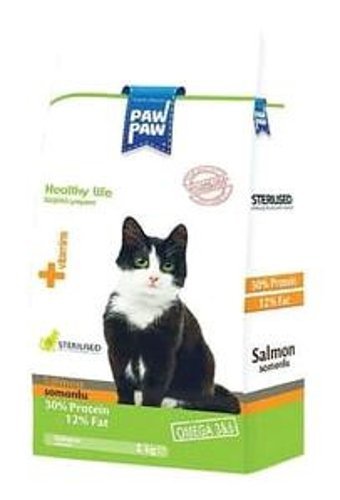 Paw Paw Healty Life Somonlu Kısırlaştırılmış Yetişkin Kuru Kedi Maması 1 kg