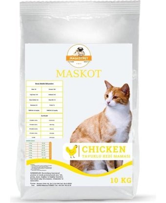 Maskotped Maskot Tavuklu Yetişkin Kuru Kedi Maması 10 kg