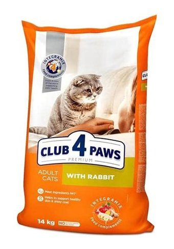 Club 4 Paws Premium Tavşanlı Yetişkin Kuru Kedi Maması 14 kg