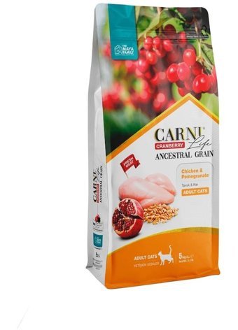 Carni Life Ancestral Grain Narlı Tavuklu Yetişkin Kuru Kedi Maması 5 kg