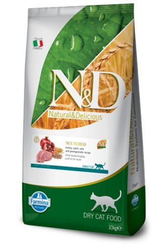 N&D Natural&Delicious Hindili Narlı Yetişkin Kuru Kedi Maması 10 kg