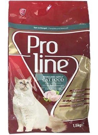 Proline Sterilised Tavuklu Yetişkin Kuru Kedi Maması 1.5 kg