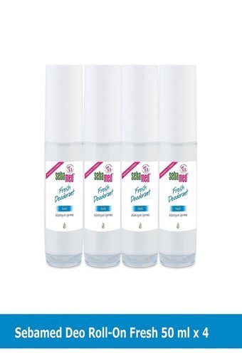 Sebamed Fresh Sprey Unisex Deodorant 4x50 ml