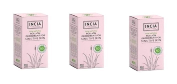 Incia Sensetive Skin Roll-On Kadın Deodorant 3x50 ml