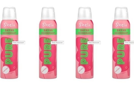 Shela Pure Sprey Kadın Deodorant 4x150 ml
