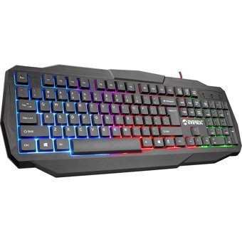 Everest KMX-86 Işıklı Siyah Kablolu Klavye Mouse Seti
