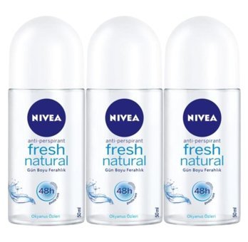 Nivea Fresh Natural Roll-On Kadın Deodorant 3x50 ml