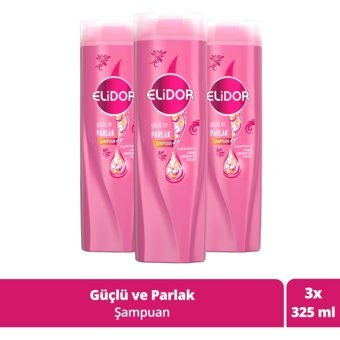 Elidor Superblend Güçlü Parlak Şampuan 3x325 ml